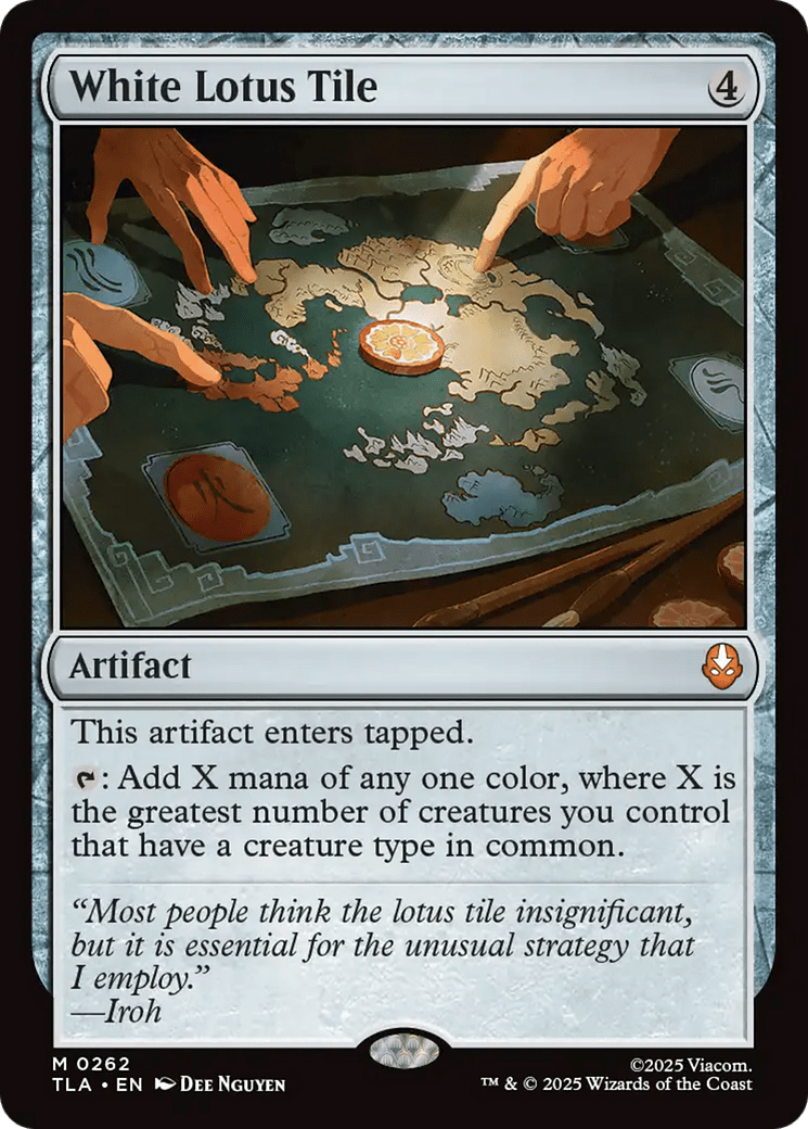 White Lotus Tile [Avatar: The Last Airbender] MTG Single Magic: The Gathering  | Multizone: Comics And Games