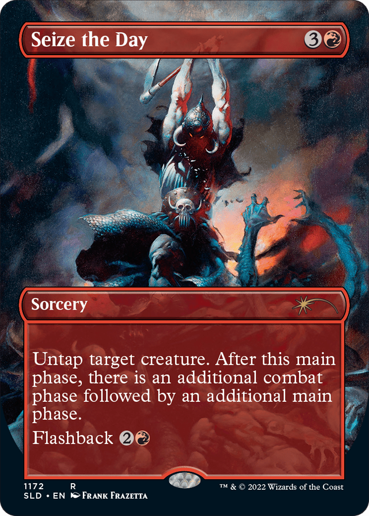 Seize the Day (Borderless) [Secret Lair Drop Series] MTG Single Magic: The Gathering  | Multizone: Comics And Games