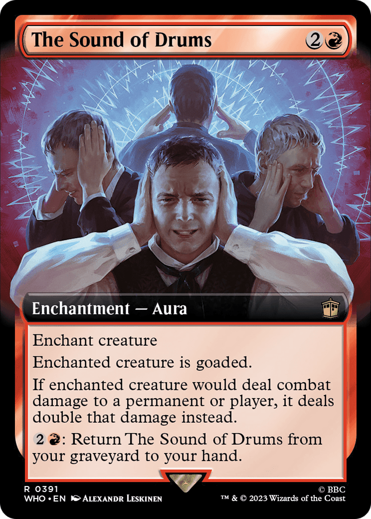 The Sound of Drums (Extended Art) [Doctor Who] MTG Single Magic: The Gathering  | Multizone: Comics And Games