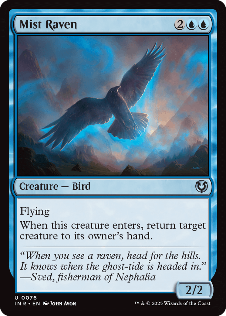 Mist Raven [Innistrad Remastered] MTG Single Magic: The Gathering  | Multizone: Comics And Games