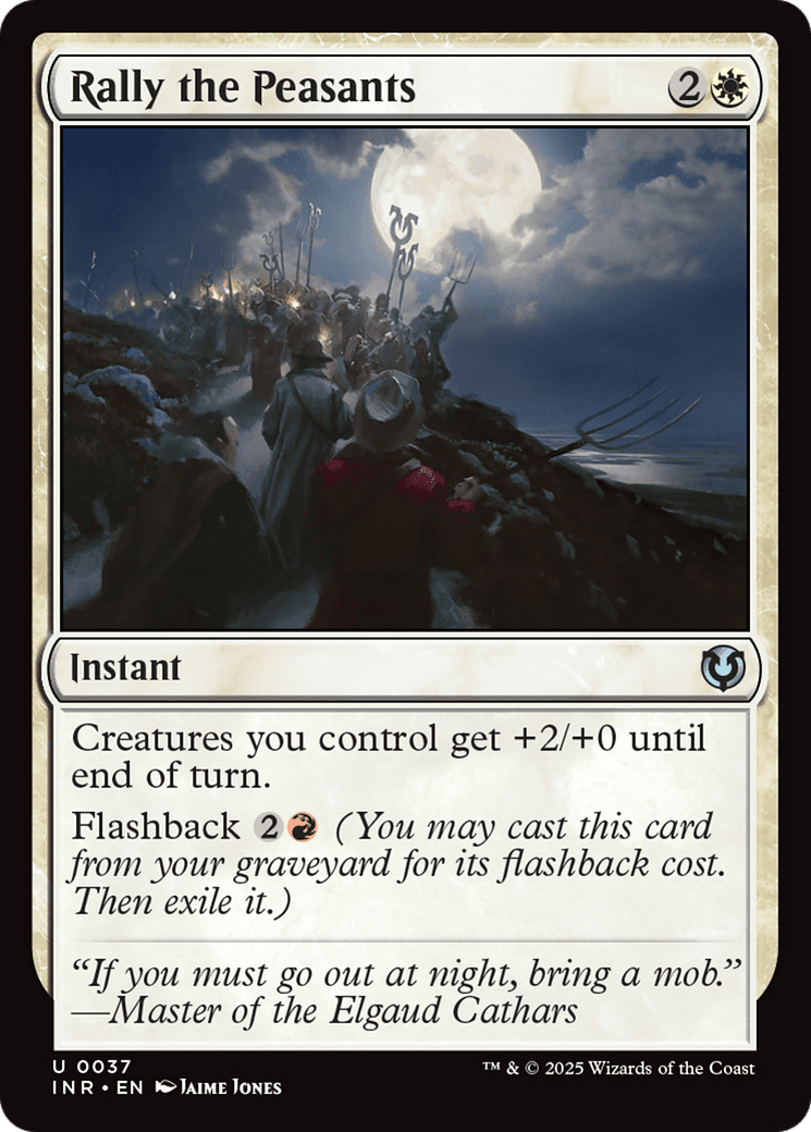Rally the Peasants [Innistrad Remastered] MTG Single Magic: The Gathering  | Multizone: Comics And Games