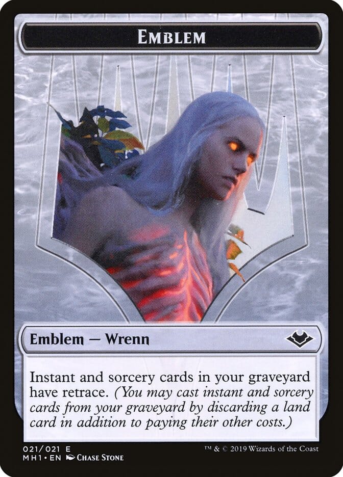 Soldier (004) // Wrenn and Six Emblem (021) Double-Sided Token [Modern Horizons Tokens] MTG Single Magic: The Gathering  | Multizone: Comics And Games