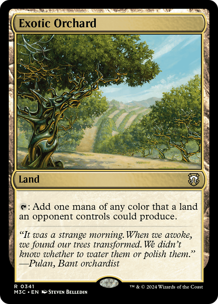 Exotic Orchard (Ripple Foil) [Modern Horizons 3 Commander] MTG Single Magic: The Gathering  | Multizone: Comics And Games