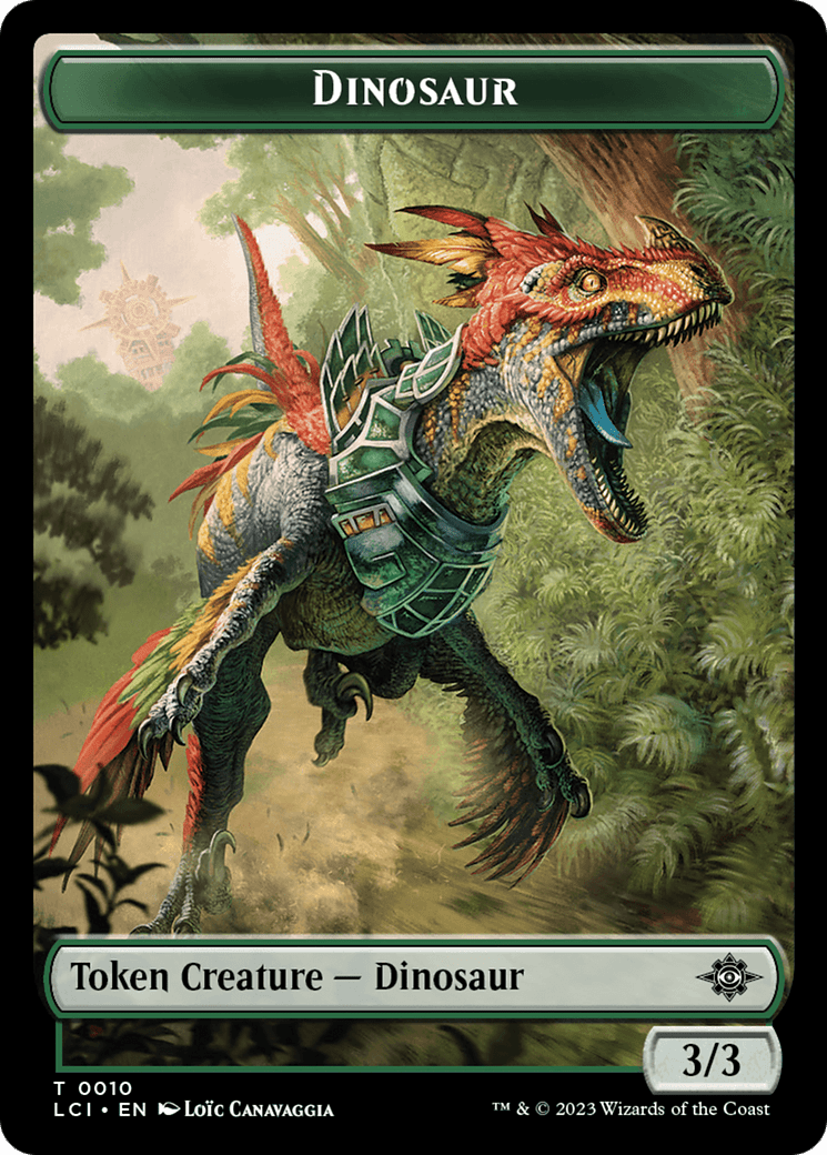 Map // Dinosaur (0010) Double-Sided Token [The Lost Caverns of Ixalan Tokens] MTG Single Magic: The Gathering  | Multizone: Comics And Games