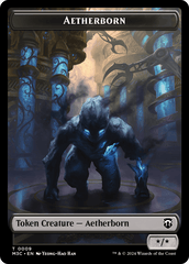 Aetherborn (Ripple Foil) // Servo Double-Sided Token [Modern Horizons 3 Commander Tokens] MTG Single Magic: The Gathering  | Multizone: Comics And Games