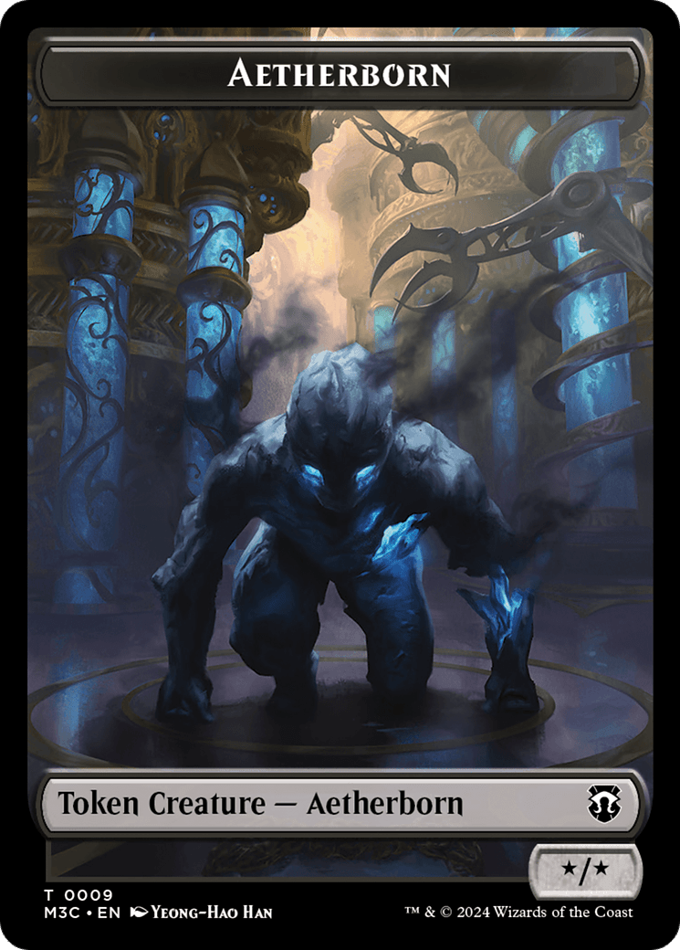 Aetherborn // Servo Double-Sided Token [Modern Horizons 3 Commander Tokens] MTG Single Magic: The Gathering  | Multizone: Comics And Games