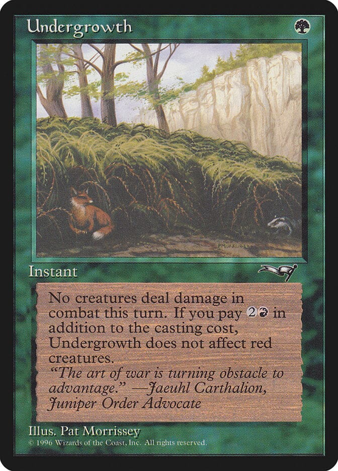 Undergrowth (Fox Art) [Alliances] MTG Single Magic: The Gathering  | Multizone: Comics And Games