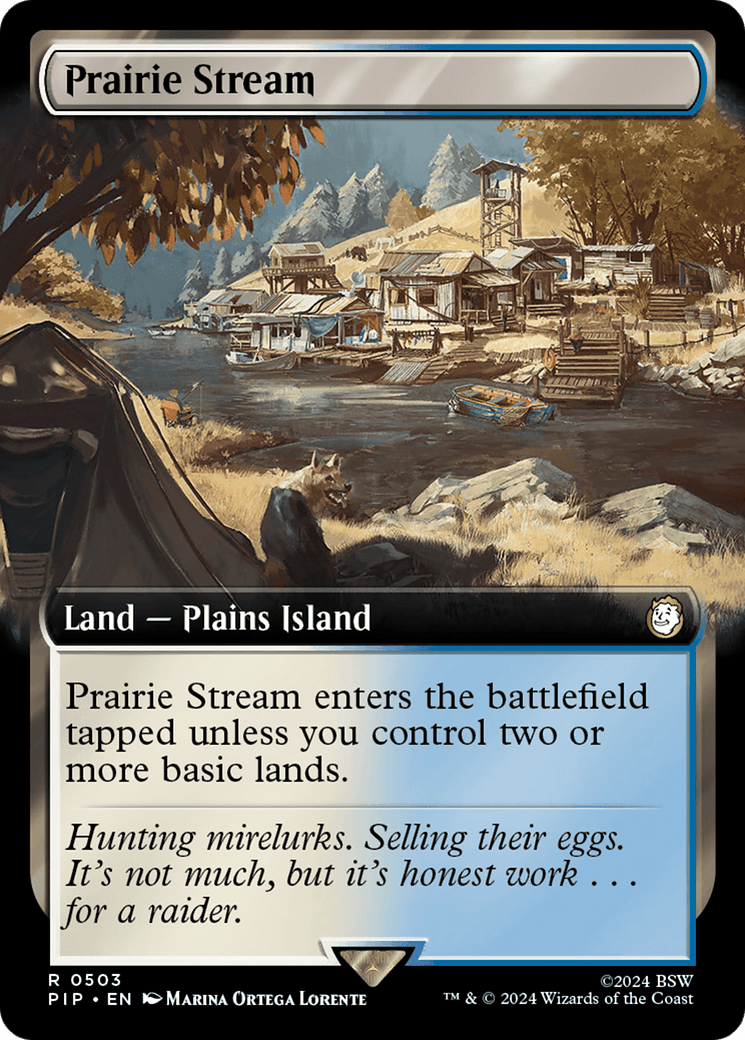 Prairie Stream (Extended Art) [Fallout] MTG Single Magic: The Gathering  | Multizone: Comics And Games