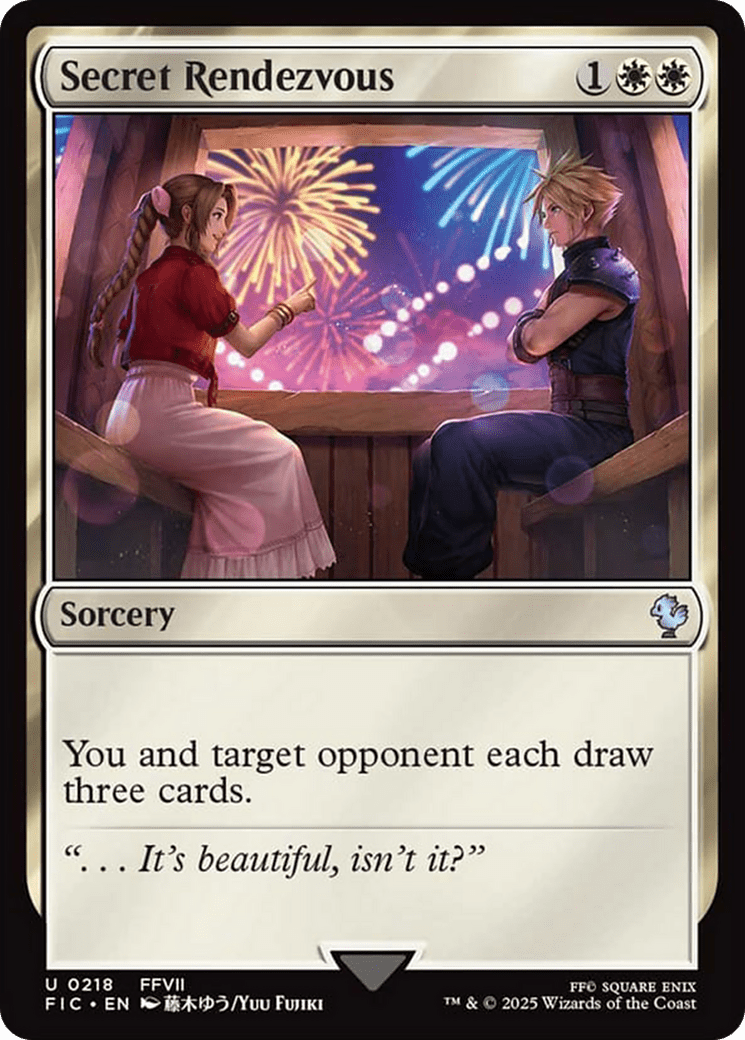 Secret Rendezvous (0218) [FINAL FANTASY Commander] MTG Single Magic: The Gathering  | Multizone: Comics And Games