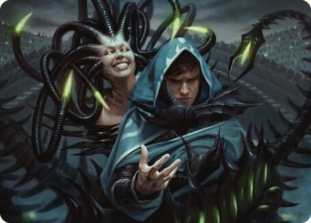 Phyrexian Arena Art Card [Phyrexia: All Will Be One Art Series] MTG Single Magic: The Gathering  | Multizone: Comics And Games