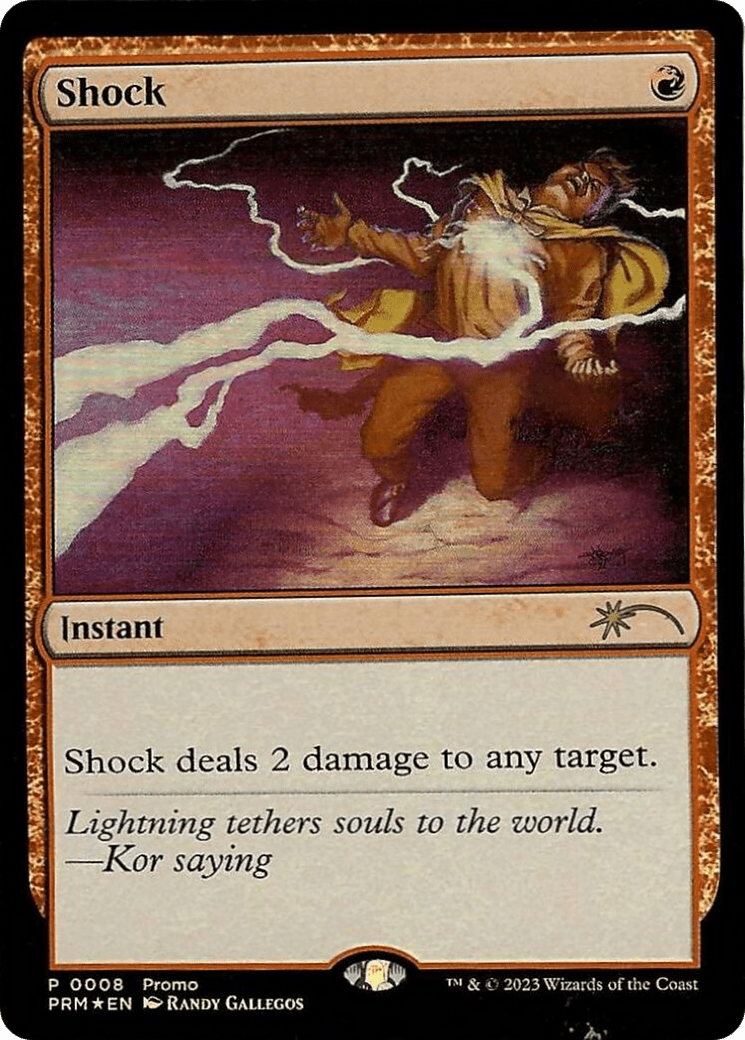 Shock (Graphic Novel Insert) [Media Promos] MTG Single Magic: The Gathering  | Multizone: Comics And Games