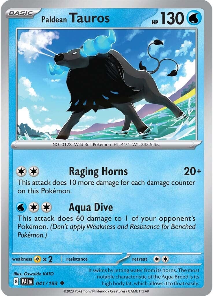 Paldean Tauros (041/193) [Scarlet & Violet: Paldea Evolved] Pokemon Single Pokémon  | Multizone: Comics And Games