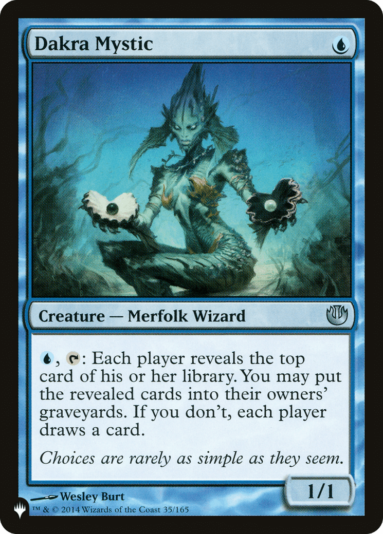 Dakra Mystic [The List] MTG Single Magic: The Gathering  | Multizone: Comics And Games