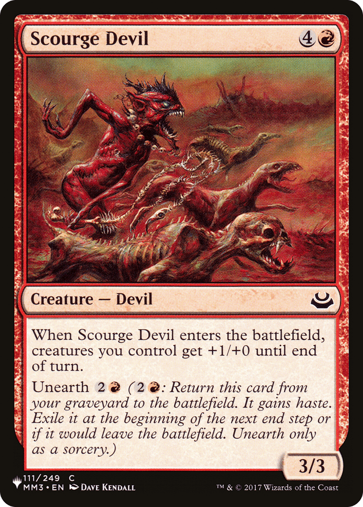 Scourge Devil [The List] MTG Single Magic: The Gathering  | Multizone: Comics And Games