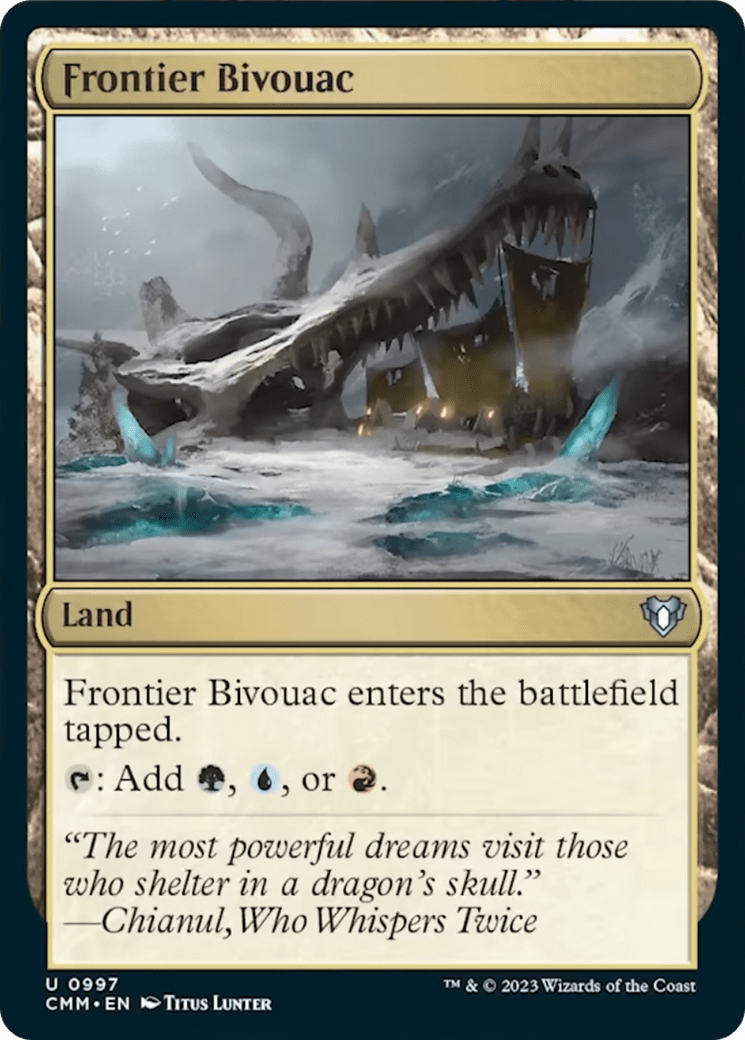 Frontier Bivouac [Commander Masters] MTG Single Magic: The Gathering  | Multizone: Comics And Games