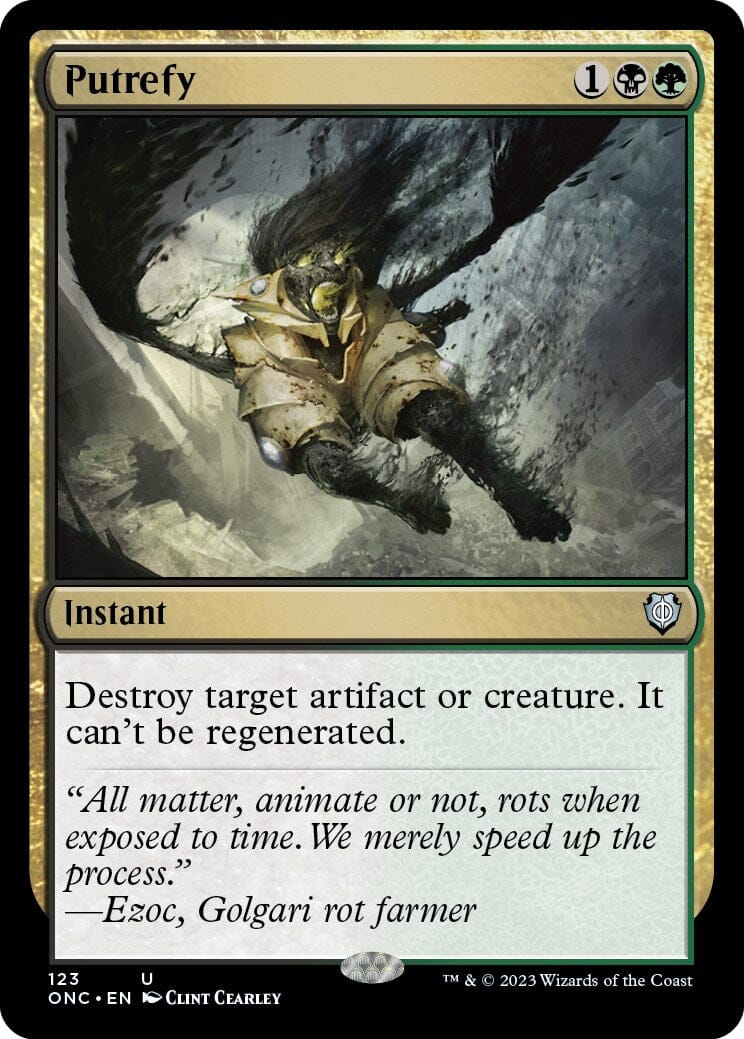 Putrefy [Phyrexia: All Will Be One Commander] MTG Single Magic: The Gathering  | Multizone: Comics And Games