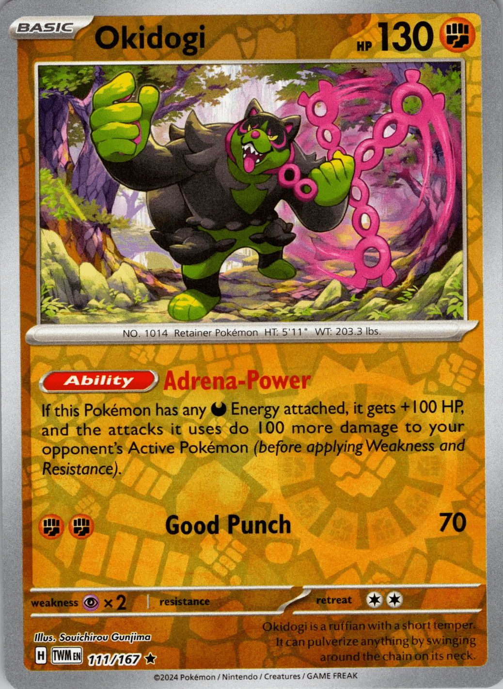 Okidogi (111/167) [Scarlet & Violet: Twilight Masquerade] Pokemon Single Pokémon  | Multizone: Comics And Games