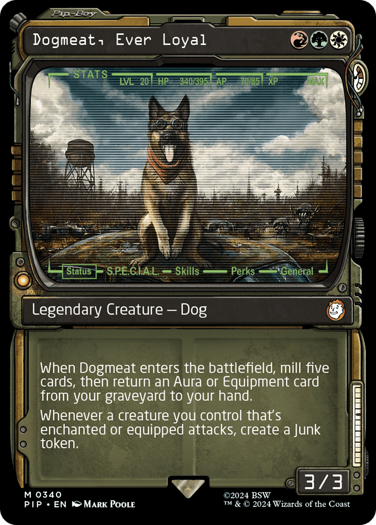 Dogmeat, Ever Loyal (Showcase) [Fallout] MTG Single Magic: The Gathering  | Multizone: Comics And Games