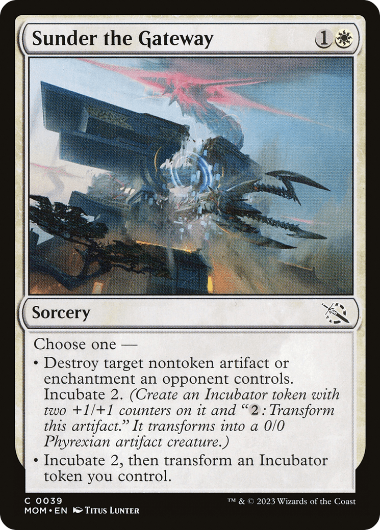 Sunder the Gateway [March of the Machine] MTG Single Magic: The Gathering  | Multizone: Comics And Games