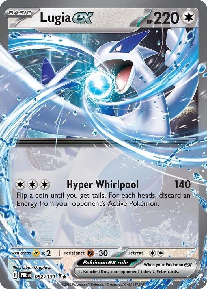 Lugia ex (082/131) [Scarlet & Violet: Prismatic Evolutions] Pokemon Single Pokémon  | Multizone: Comics And Games