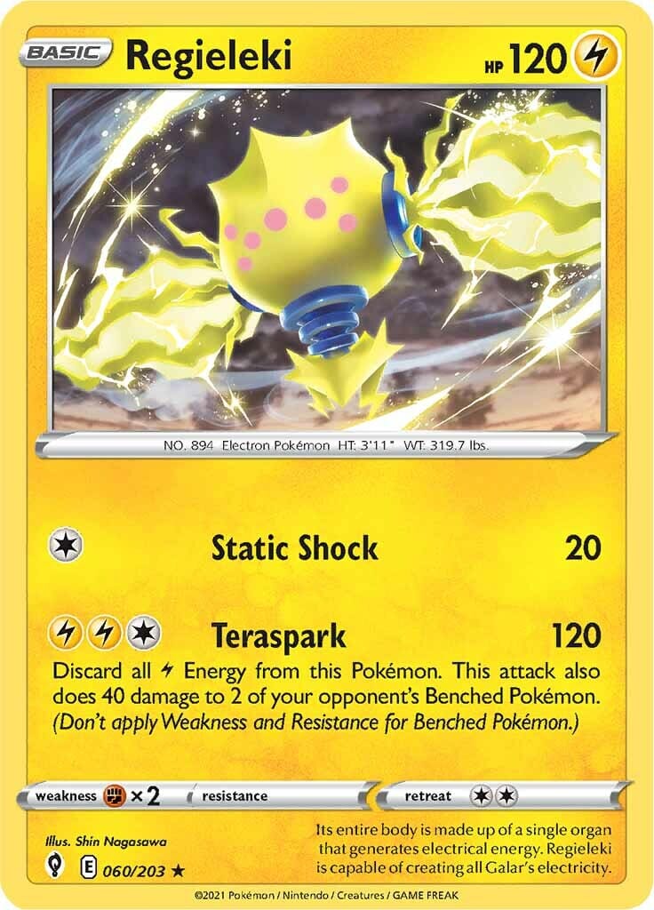 Regieleki (060/203) [Sword & Shield: Evolving Skies] Pokemon Single Pokémon  | Multizone: Comics And Games