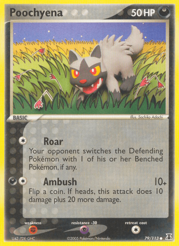 Poochyena (79/113) [EX: Delta Species] Pokemon Single Pokémon  | Multizone: Comics And Games
