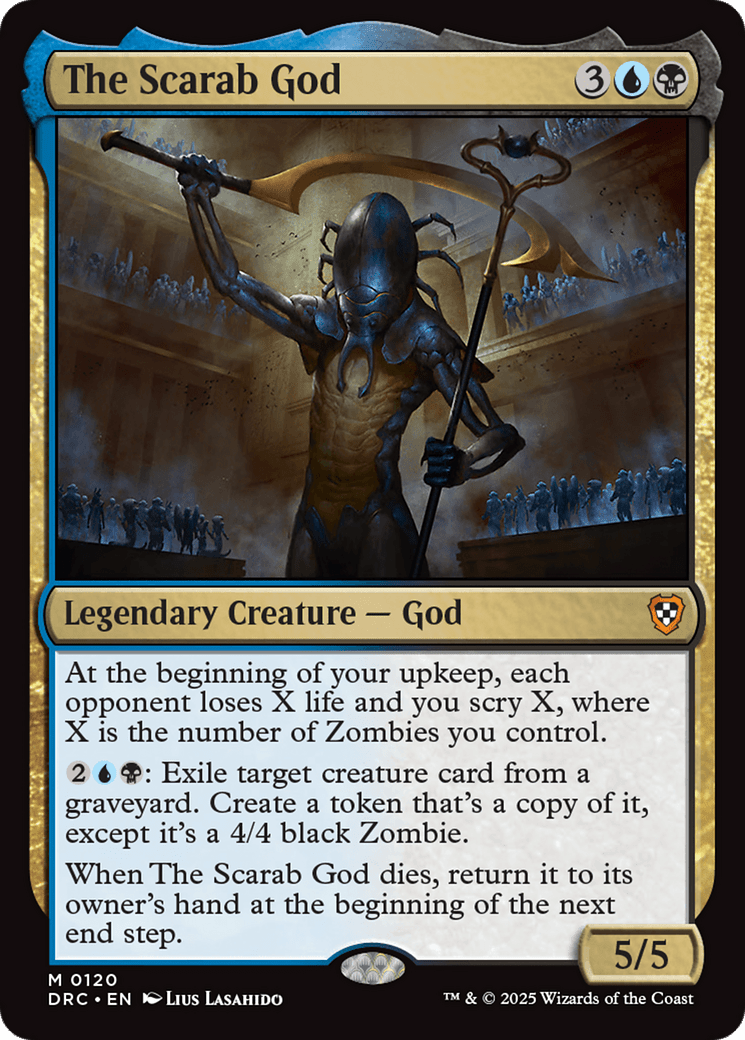 The Scarab God [Aetherdrift Commander] MTG Single Magic: The Gathering  | Multizone: Comics And Games