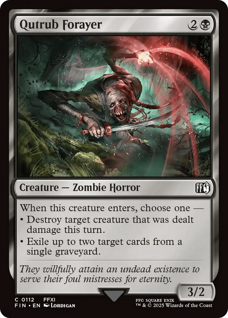 Qutrub Forayer [FINAL FANTASY] MTG Single Magic: The Gathering  | Multizone: Comics And Games