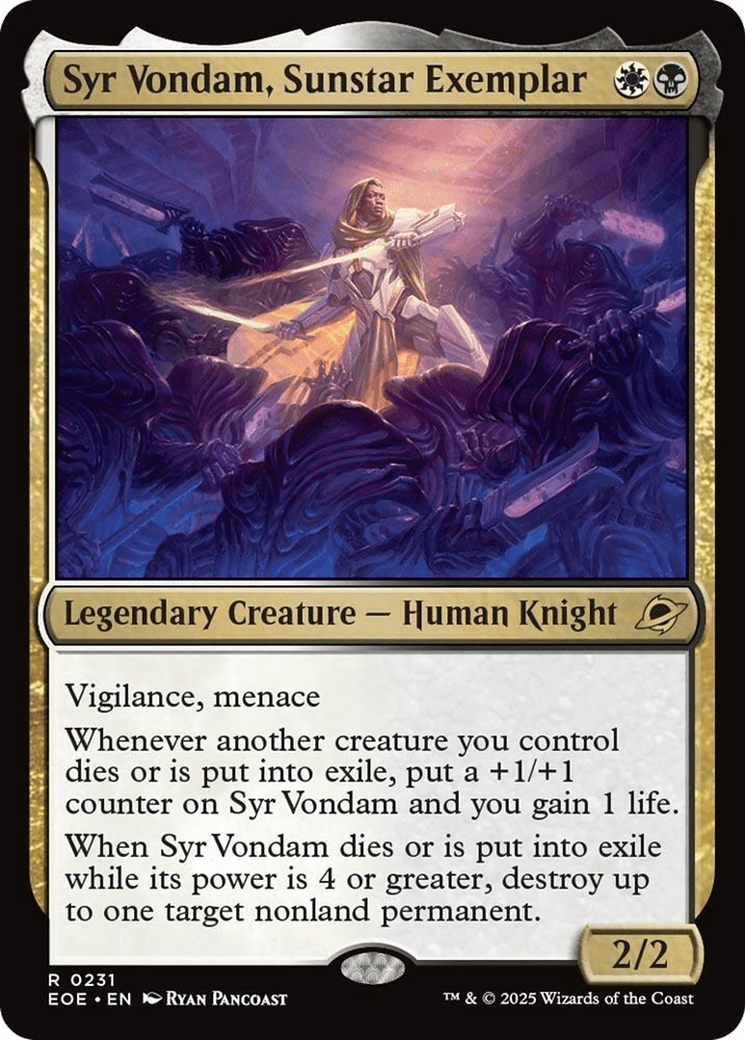 Syr Vondam, Sunstar Exemplar [Edge of Eternities] MTG Single Magic: The Gathering  | Multizone: Comics And Games
