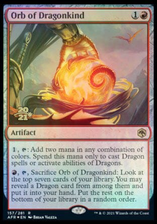 Orb of Dragonkind [Dungeons & Dragons: Adventures in the Forgotten Realms Prerelease Promos] MTG Single Magic: The Gathering  | Multizone: Comics And Games
