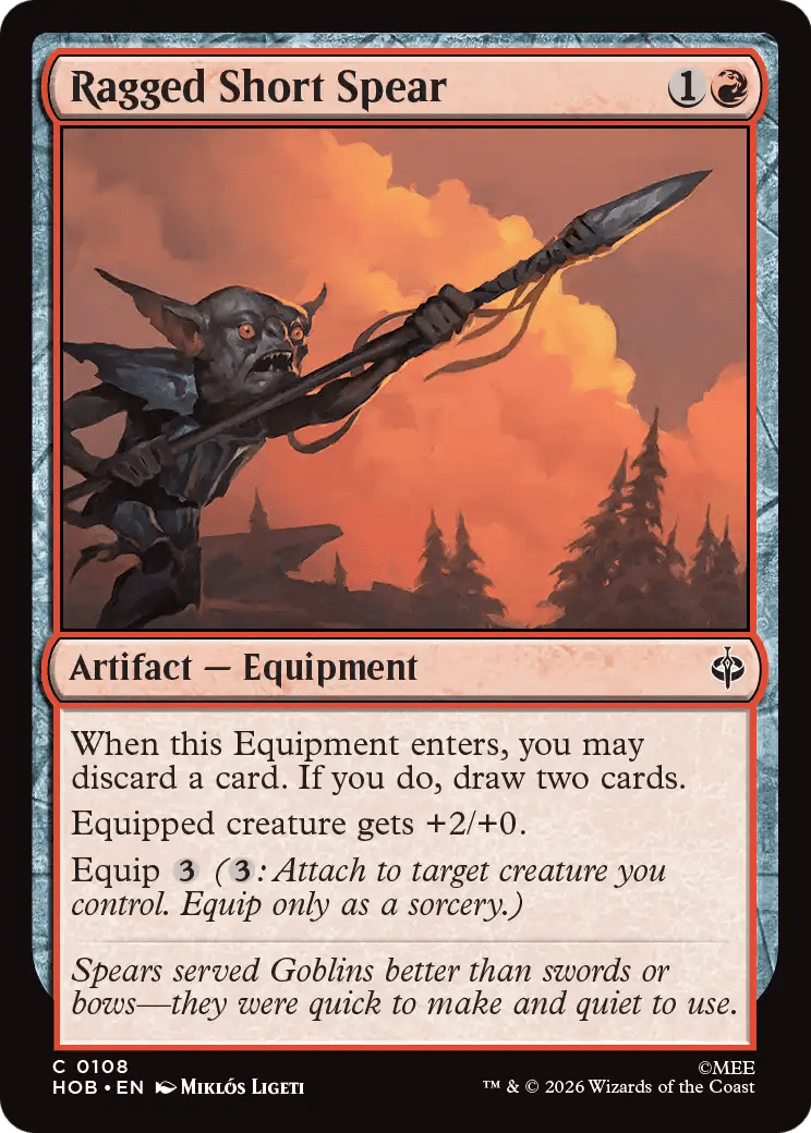 Ragged Short Spear [The Hobbit] | Multizone: Comics And Games