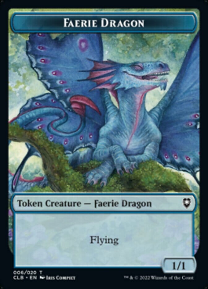 Faerie Dragon Token [Commander Legends: Battle for Baldur's Gate Tokens] MTG Single Magic: The Gathering  | Multizone: Comics And Games