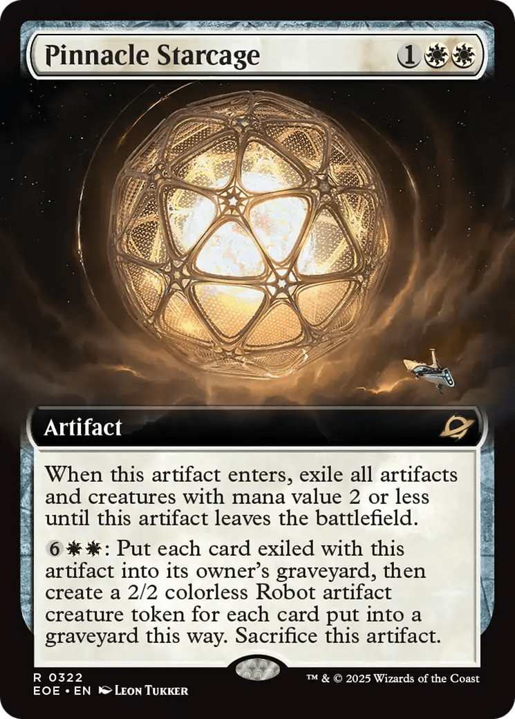 Pinnacle Starcage (Extended Art) [Edge of Eternities] MTG Single Magic: The Gathering  | Multizone: Comics And Games