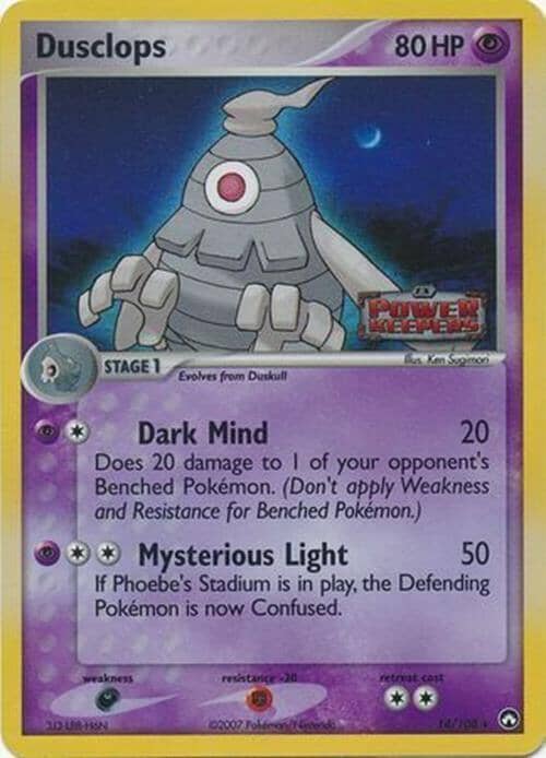 Dusclops (14/108) (Stamped) [EX: Power Keepers] Pokemon Single Pokémon  | Multizone: Comics And Games