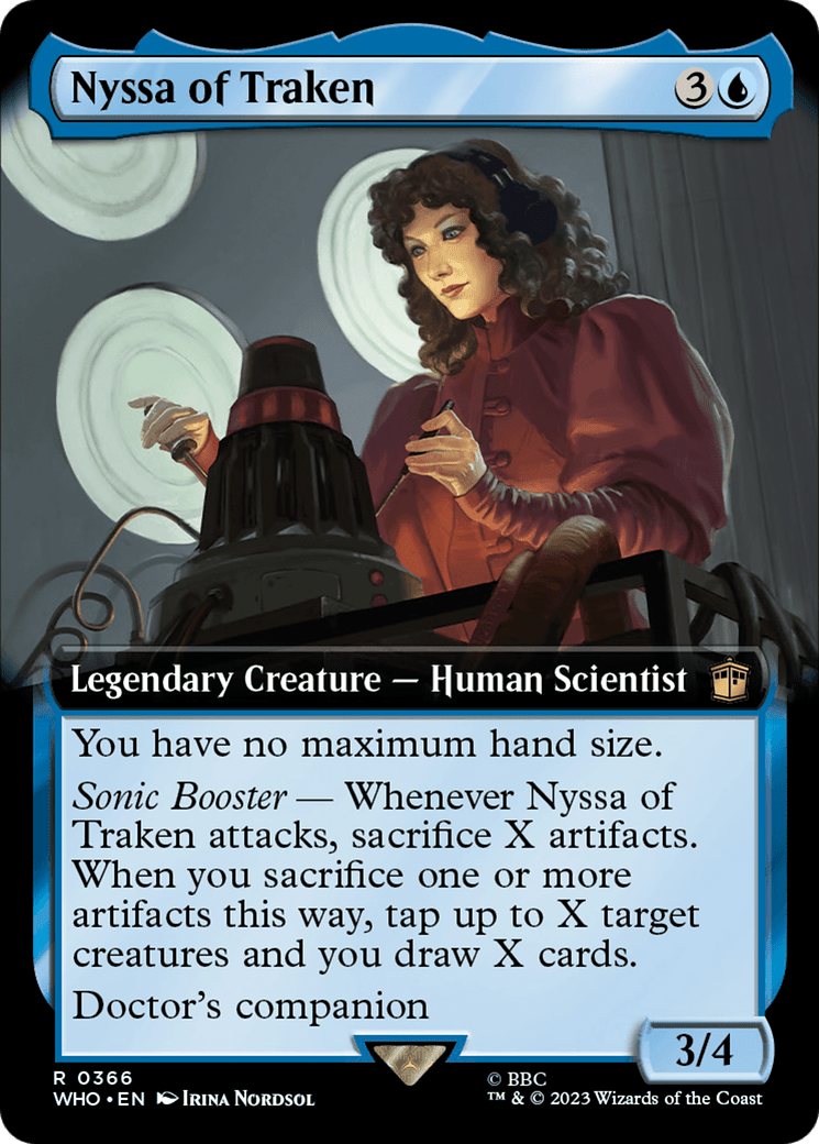 Nyssa of Traken (Extended Art) [Doctor Who] MTG Single Magic: The Gathering  | Multizone: Comics And Games