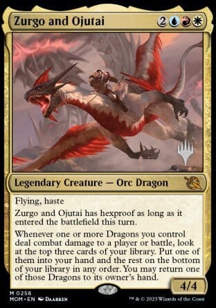 Zurgo and Ojutai (Promo Pack) [March of the Machine Promos] MTG Single Magic: The Gathering  | Multizone: Comics And Games
