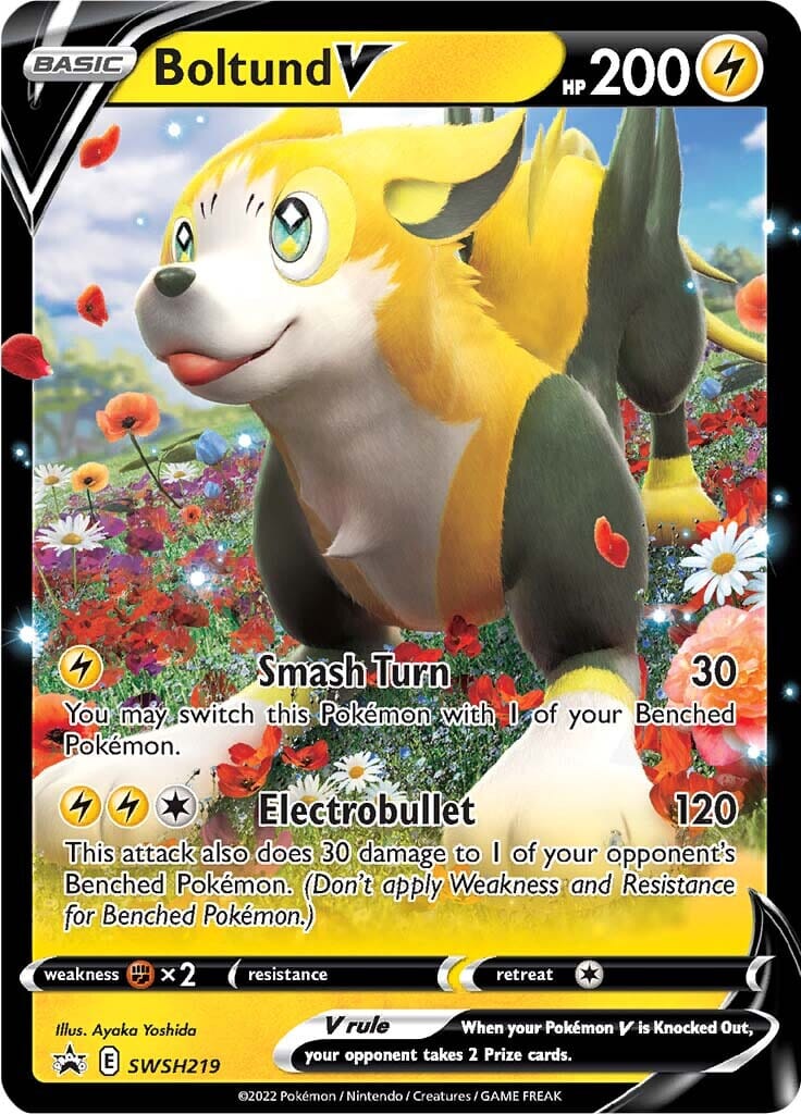 Boltund V (SWSH219) (Jumbo Card) [Sword & Shield: Black Star Promos] Pokemon Single Pokémon  | Multizone: Comics And Games