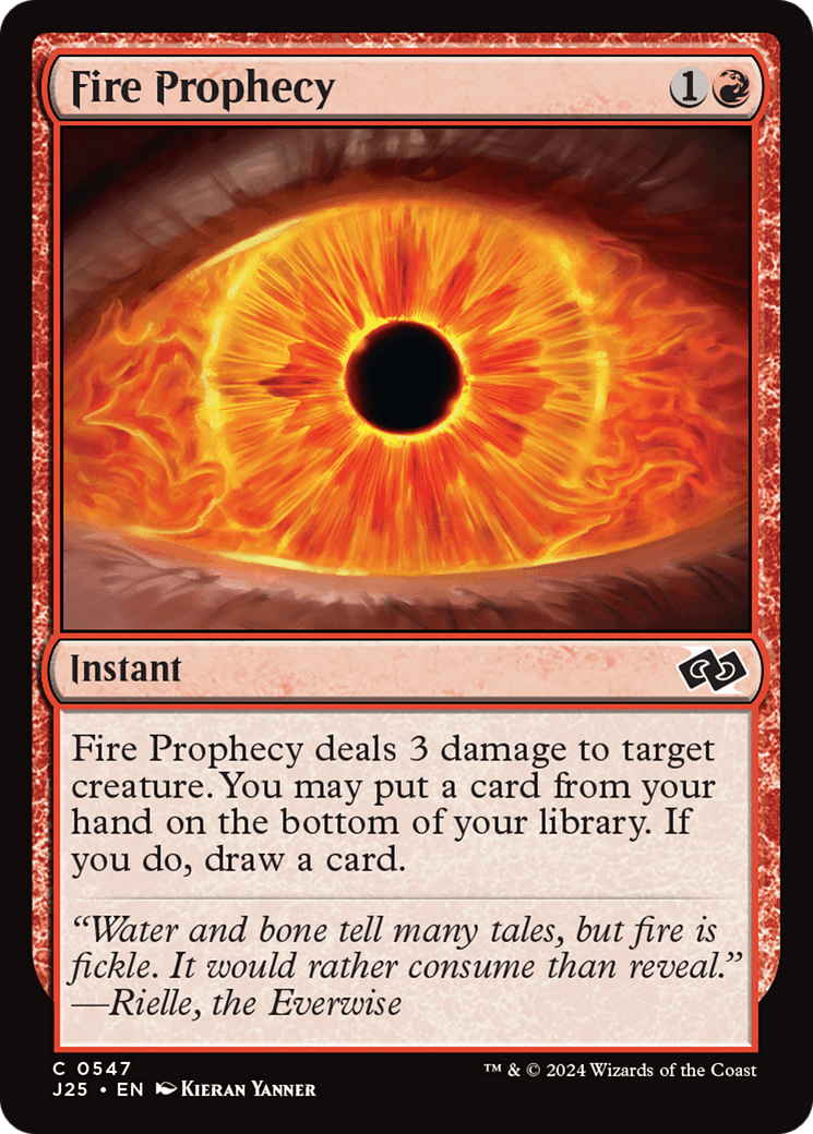 Fire Prophecy [Foundations Jumpstart] MTG Single Magic: The Gathering  | Multizone: Comics And Games