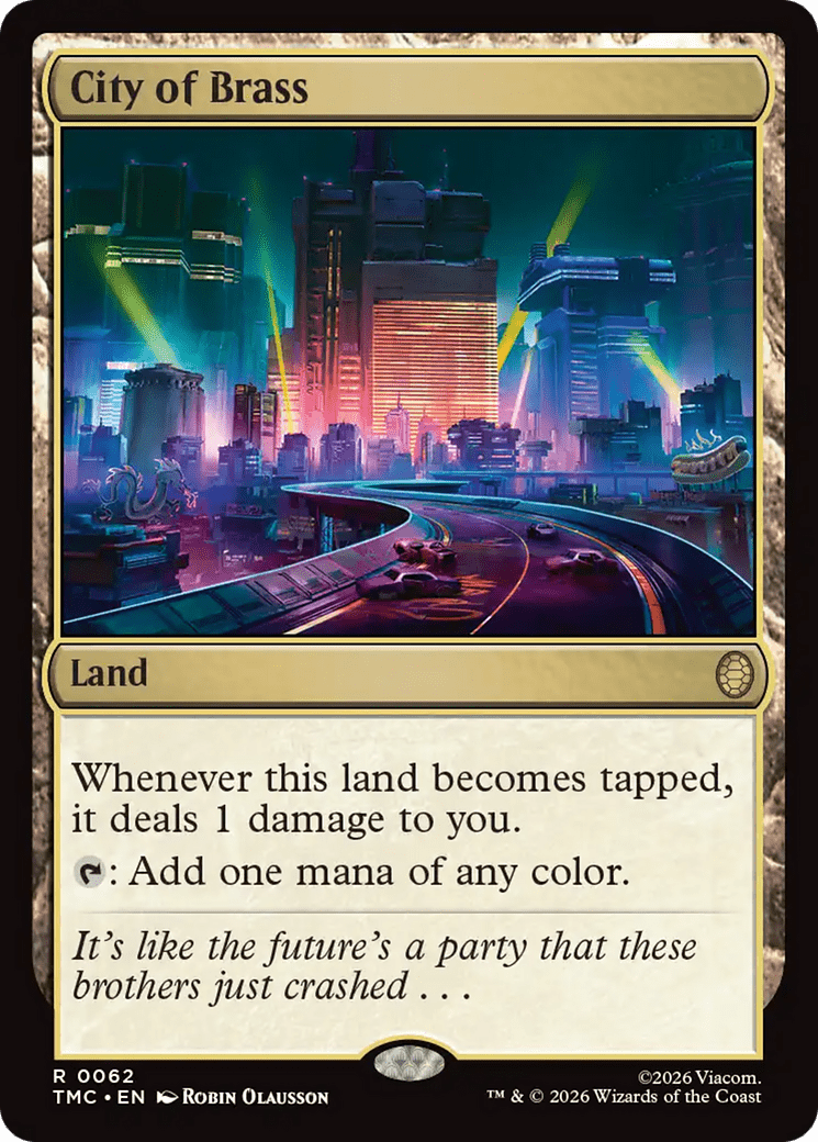 City of Brass [Teenage Mutant Ninja Turtles Commander] MTG Single Magic: The Gathering  | Multizone: Comics And Games