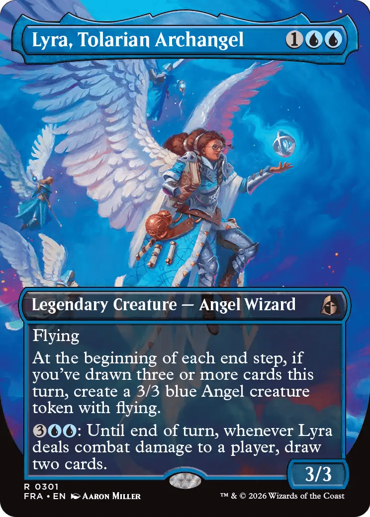 Lyra, Tolarian Archangel (Borderless) [Reality Fracture] MTG Single Magic: The Gathering  | Multizone: Comics And Games