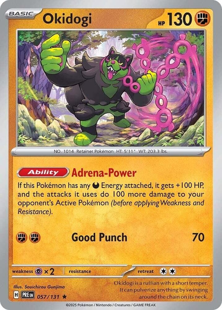 Okidogi (057/131) [Scarlet & Violet: Prismatic Evolutions] Pokemon Single Pokémon  | Multizone: Comics And Games