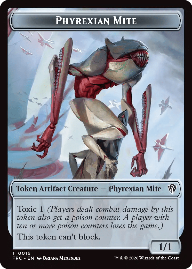 Kobolds of Kher Keep // Phyrexian Mite Double-Sided Token [Reality Fracture Commander Tokens] MTG Single Magic: The Gathering  | Multizone: Comics And Games