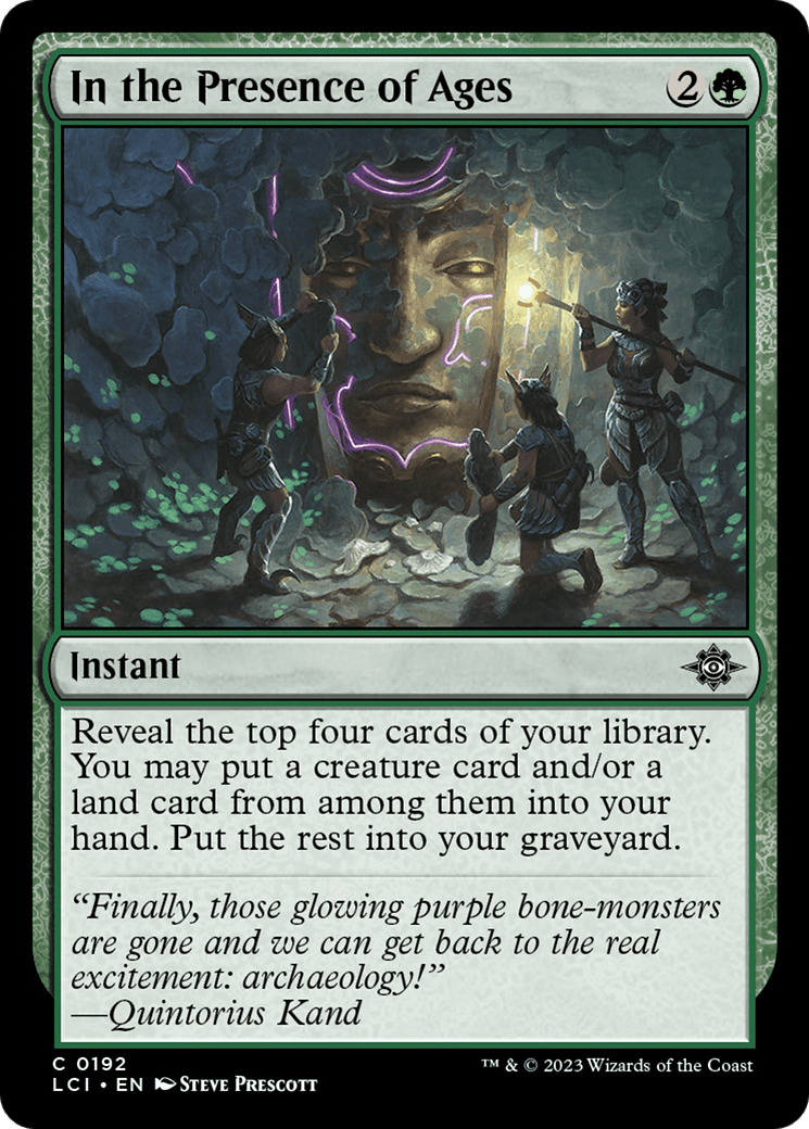 In the Presence of Ages [The Lost Caverns of Ixalan] MTG Single Magic: The Gathering  | Multizone: Comics And Games