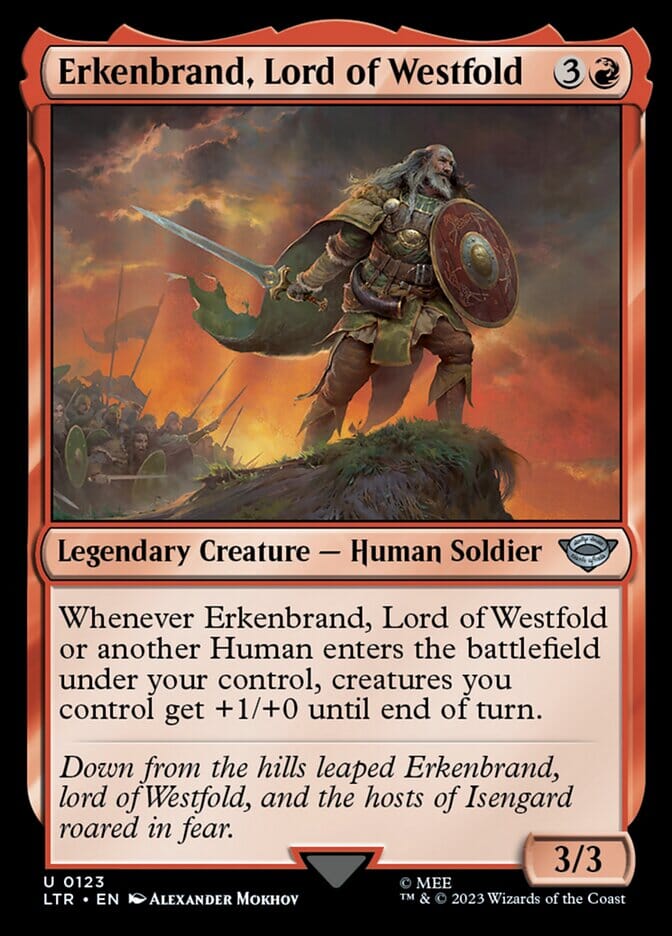 Erkenbrand, Lord of Westfold [The Lord of the Rings: Tales of Middle-Earth] MTG Single Magic: The Gathering  | Multizone: Comics And Games