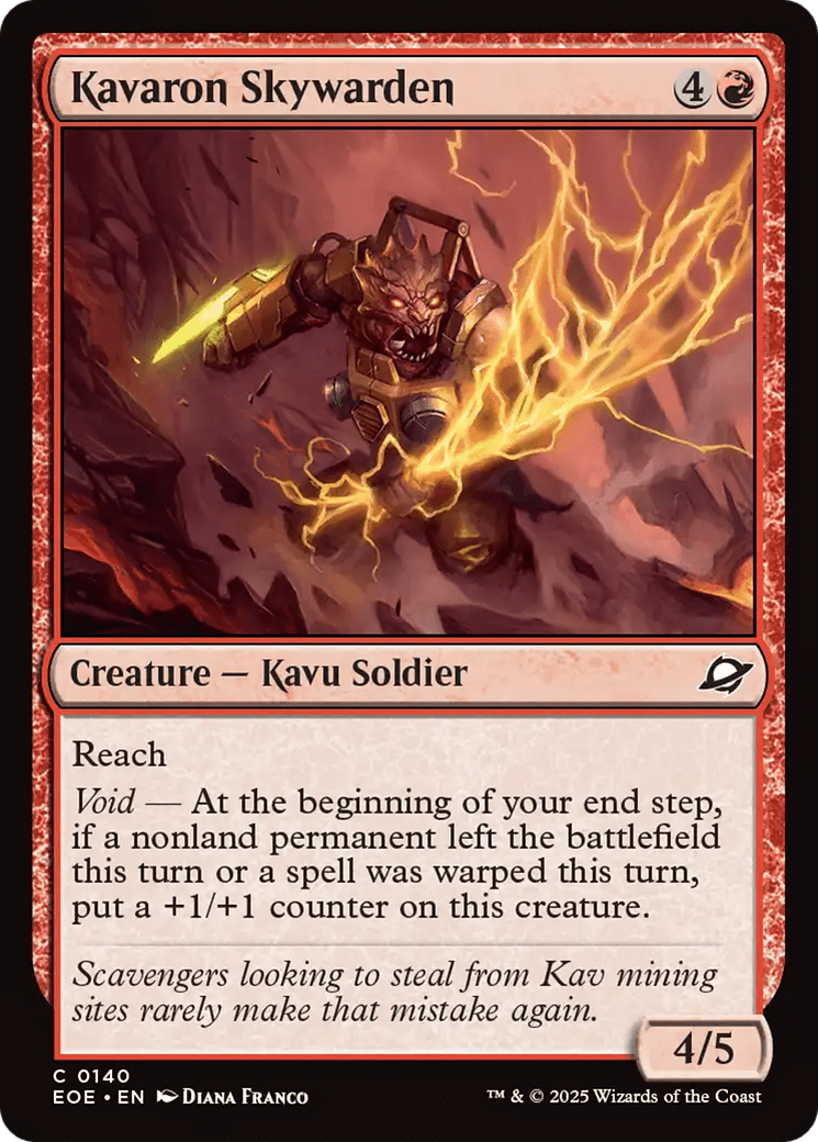 Kavaron Skywarden [Edge of Eternities] MTG Single Magic: The Gathering  | Multizone: Comics And Games