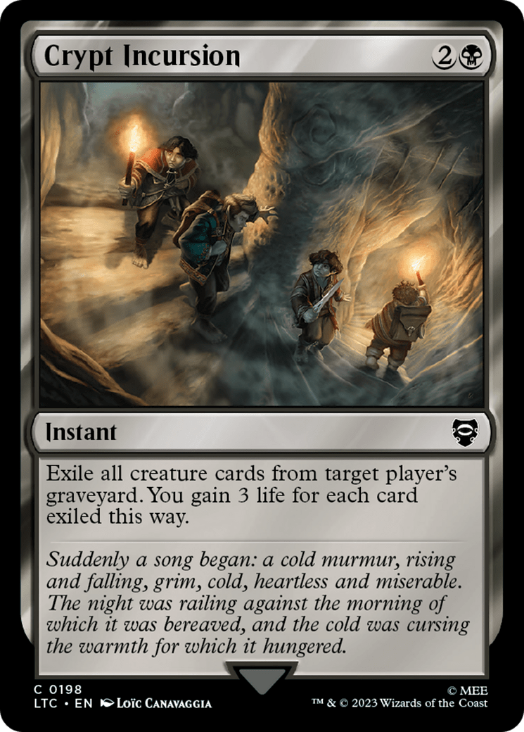 Crypt Incursion [The Lord of the Rings: Tales of Middle-Earth Commander] MTG Single Magic: The Gathering  | Multizone: Comics And Games