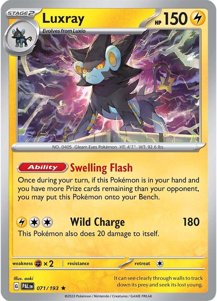 Luxray (071/193) [Scarlet & Violet: Paldea Evolved] Pokemon Single Pokémon  | Multizone: Comics And Games