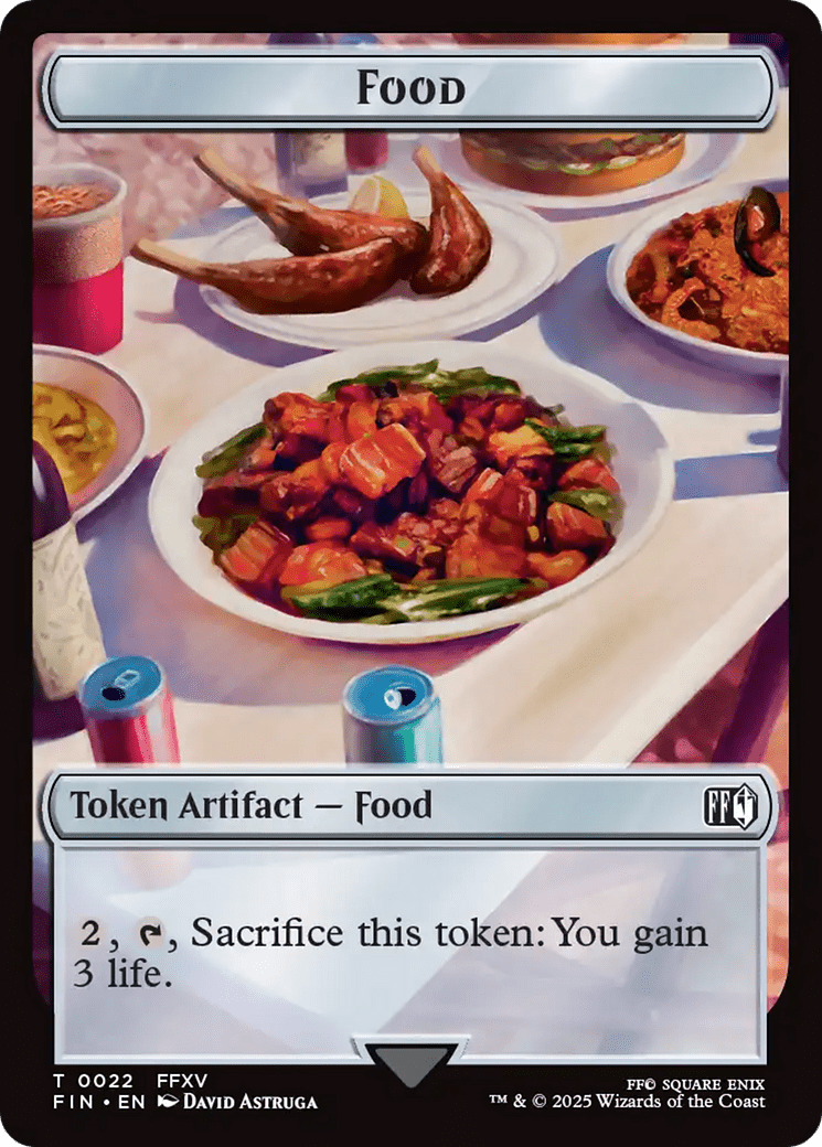 Hero (0005) // Food Double-Sided Token [FINAL FANTASY Tokens] MTG Single Magic: The Gathering  | Multizone: Comics And Games