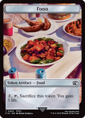 Hero (0002) // Food Double-Sided Token [FINAL FANTASY Tokens] MTG Single Magic: The Gathering  | Multizone: Comics And Games
