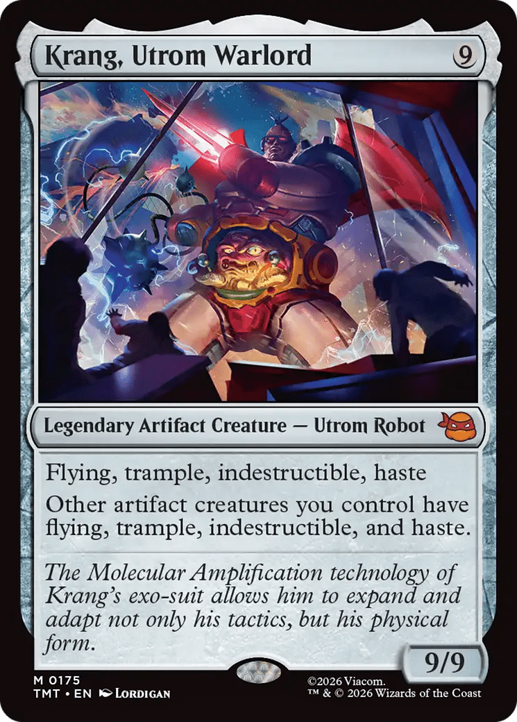 Krang, Utrom Warlord [Teenage Mutant Ninja Turtles] MTG Single Magic: The Gathering  | Multizone: Comics And Games